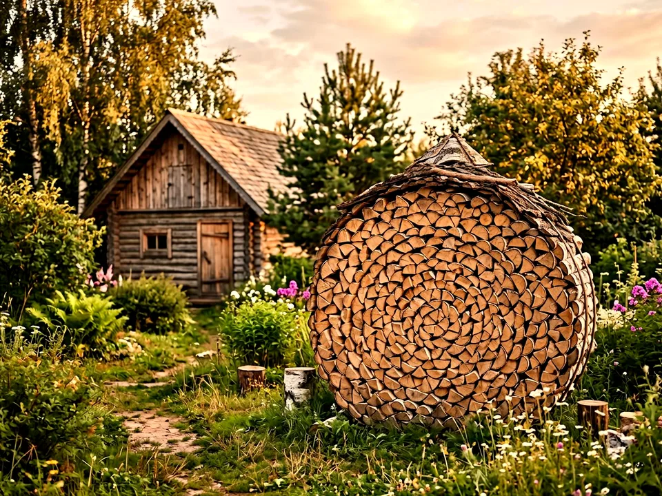 Дуб + укладка в дровник, Киевский, проспект Дачная, 25